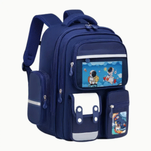 Cosmic Trendy Unisex Backpack  Large Capacity Lightweight Shoulder Bag in Blue