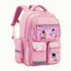 Cosmic Trendy Unisex Backpack  Large Capacity Lightweight Shoulder Bag in Pink
