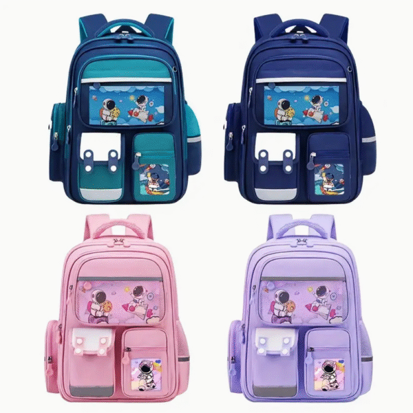 Cosmic Trendy Unisex Backpack  Large Capacity Lightweight Shoulder Bag in Purple