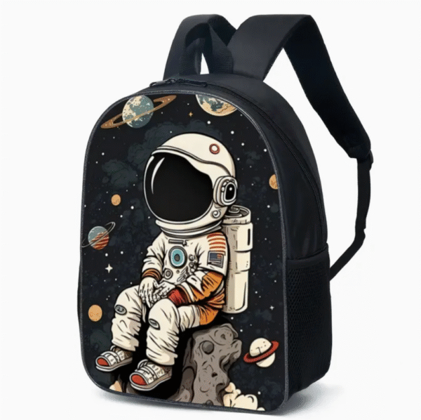 3 Piece Astronaut Print Backpack Set