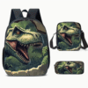 3 Piece Allosaurus Dinosaur Series Print Backpack Set
