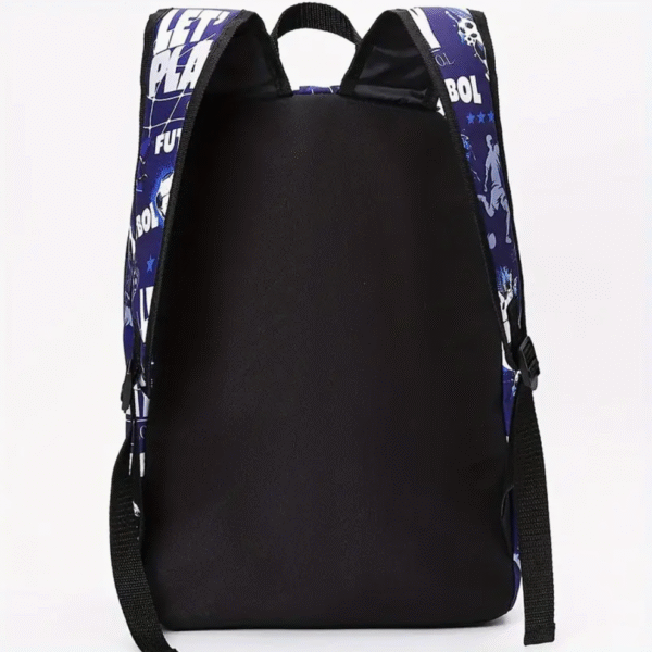 3 Piece Vongola Football Print Backpack Set