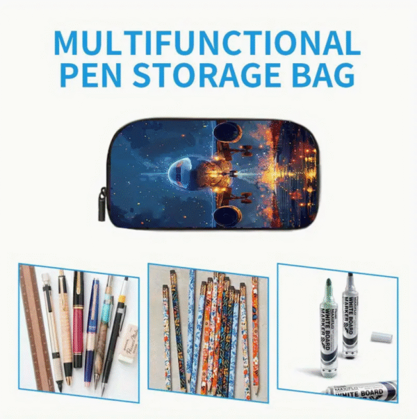 3 Piece Airplane Print Backpack Set