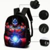 3 Piece Transforma Cartoon Backpack Set