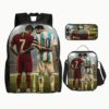 3 Piece Soccer Rival Themed Backpack Set