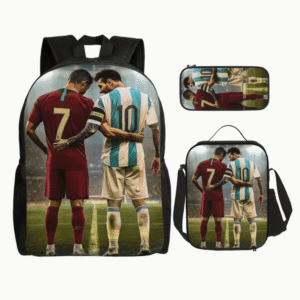 3 Piece Soccer Rival Themed Backpack Set