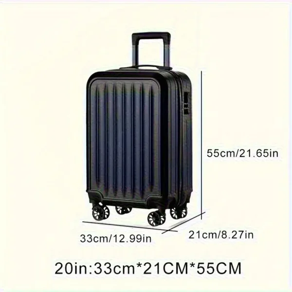 20 Inch Heavy Duty Hard Shell Suitcase with Spinner Wheels