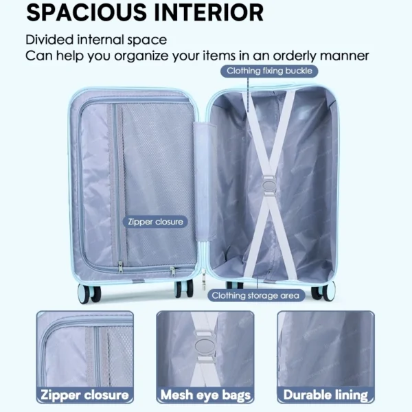 20 Inch Glossy Luggage Heavy Duty Travel Bag